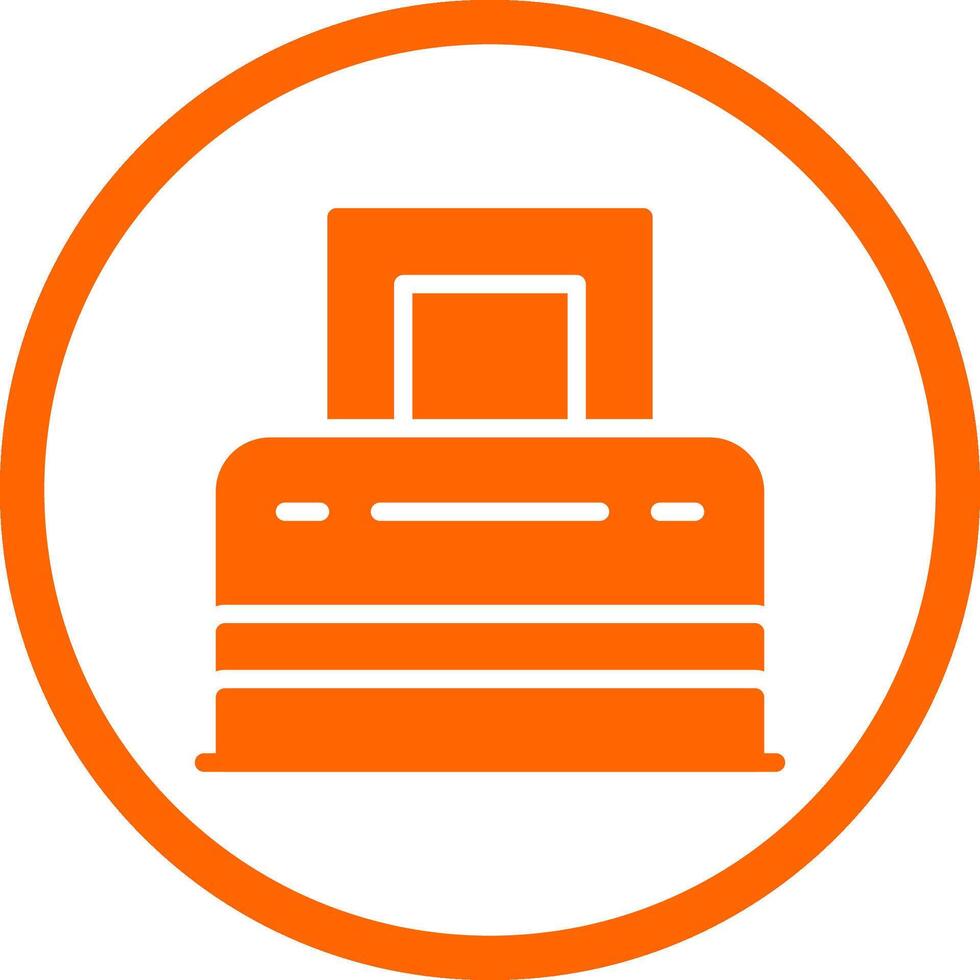 Printer Creative Icon Design vector