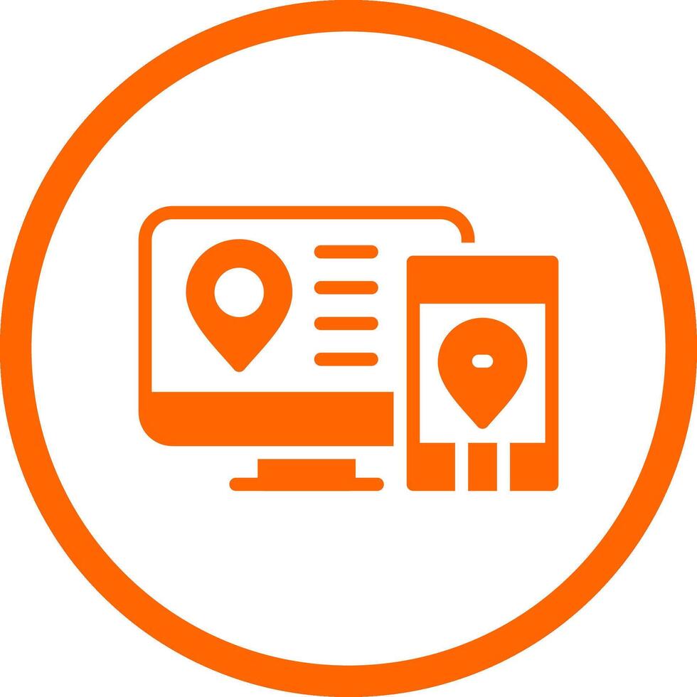 Multi Screen Marketing Creative Icon Design vector