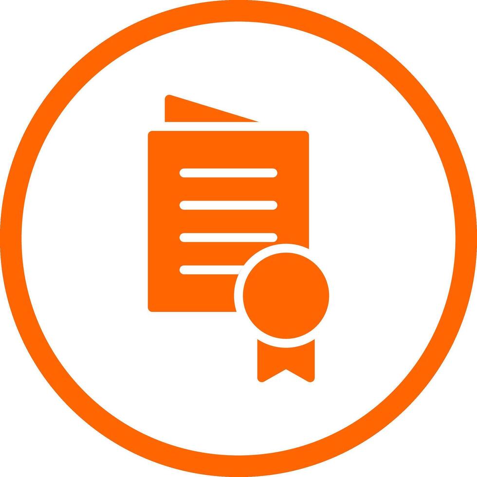 Certificate Creative Icon Design vector