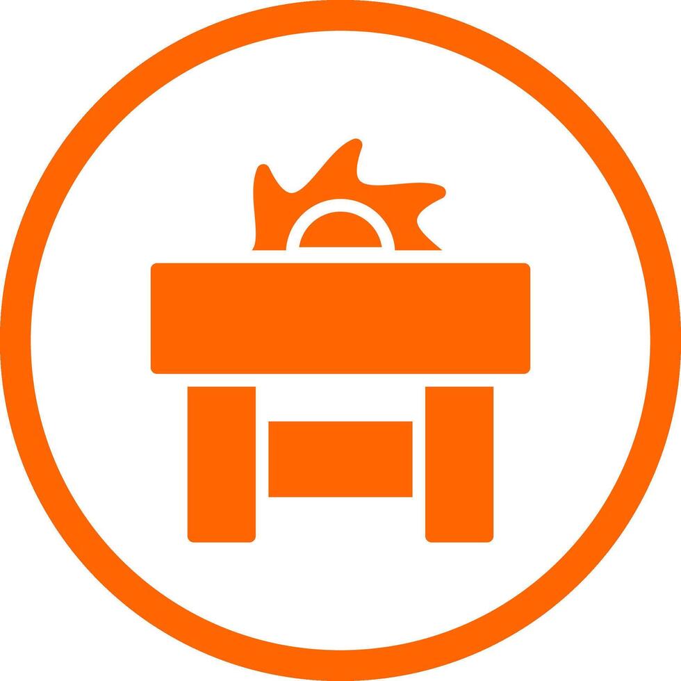Saw Blade Creative Icon Design vector