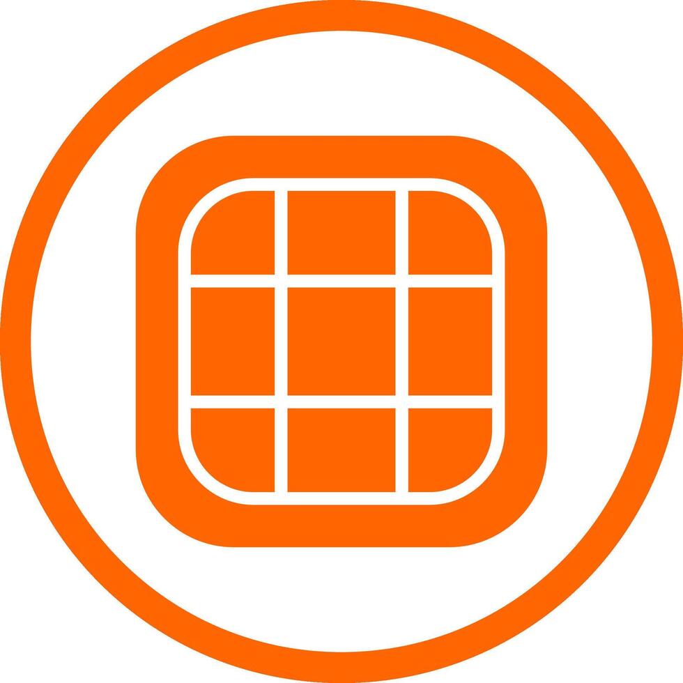 Grid Creative Icon Design vector