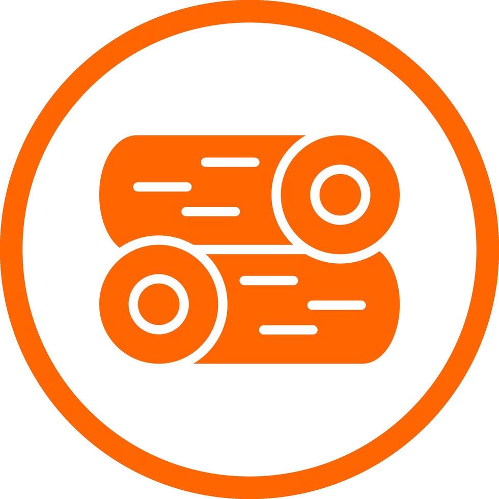 Log Creative Icon Design vector