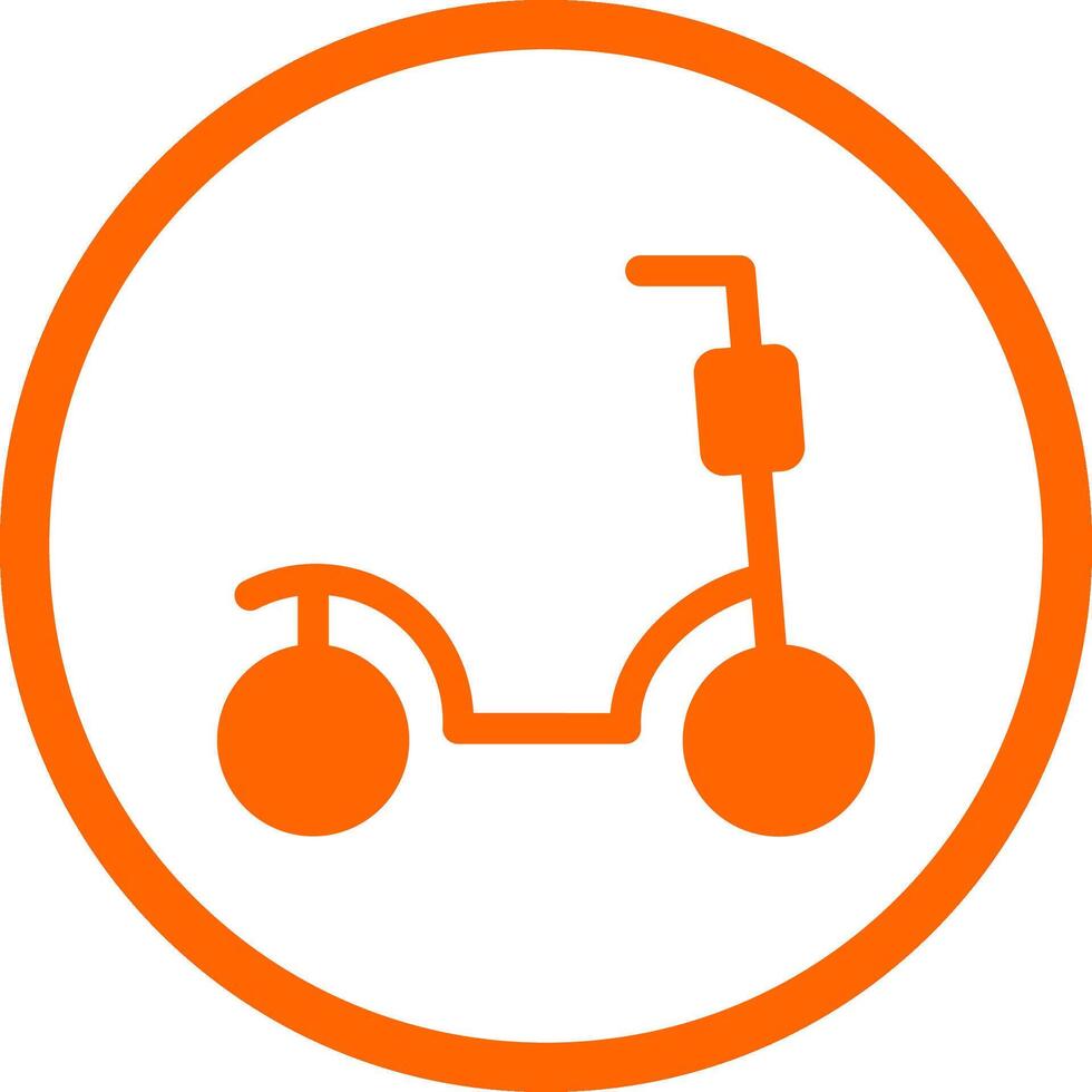 Scooter Creative Icon Design vector