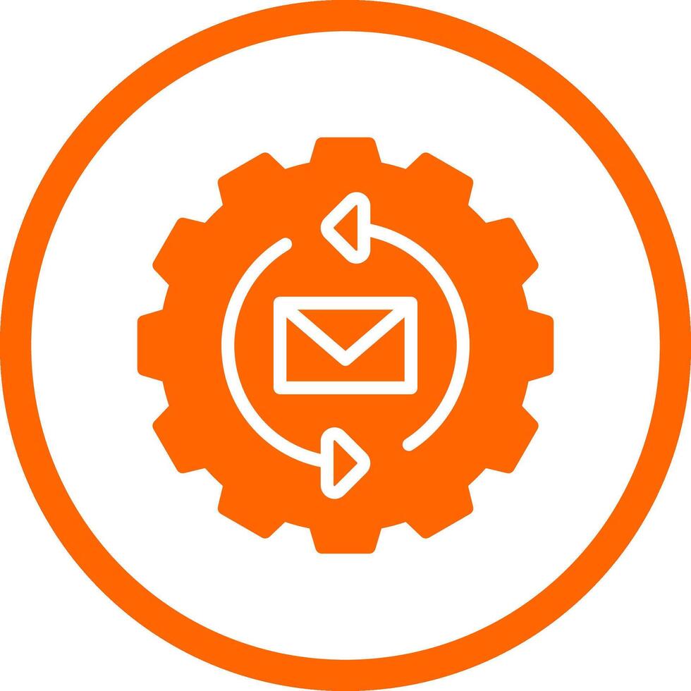 Marketing Automation Creative Icon Design vector