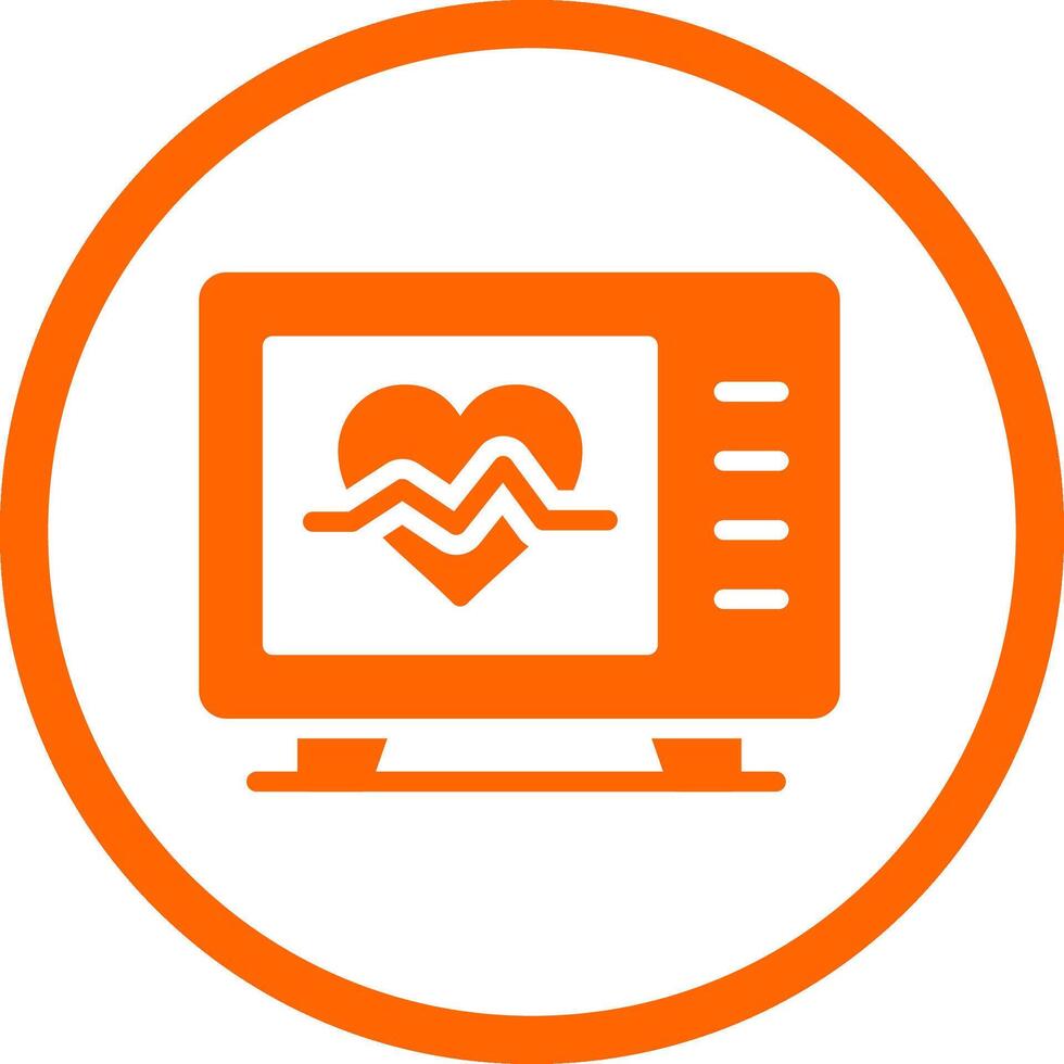 Monitor Creative Icon Design vector