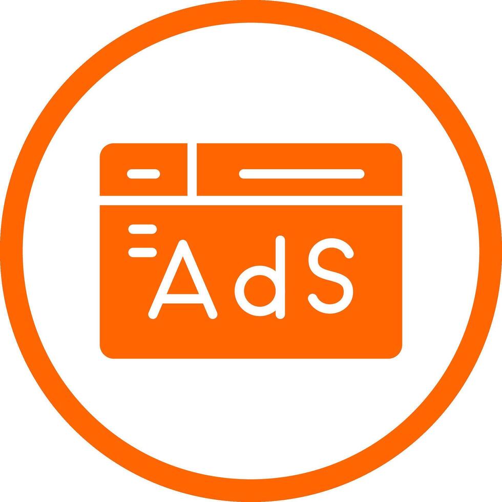 Advertising Creative Icon Design vector