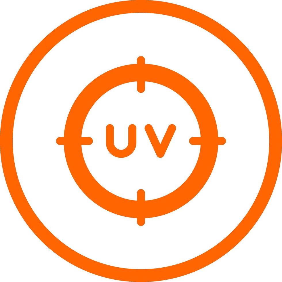 Uv Creative Icon Design vector