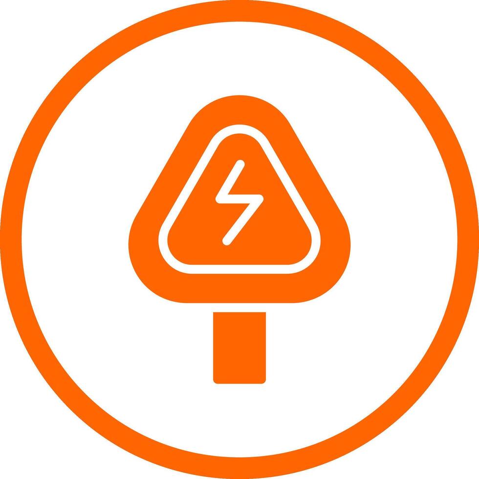 Danger Creative Icon Design vector
