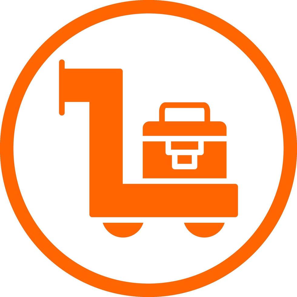 Trolley Creative Icon Design vector