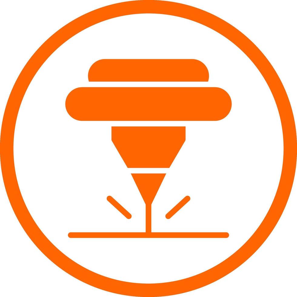 Laser Creative Icon Design vector