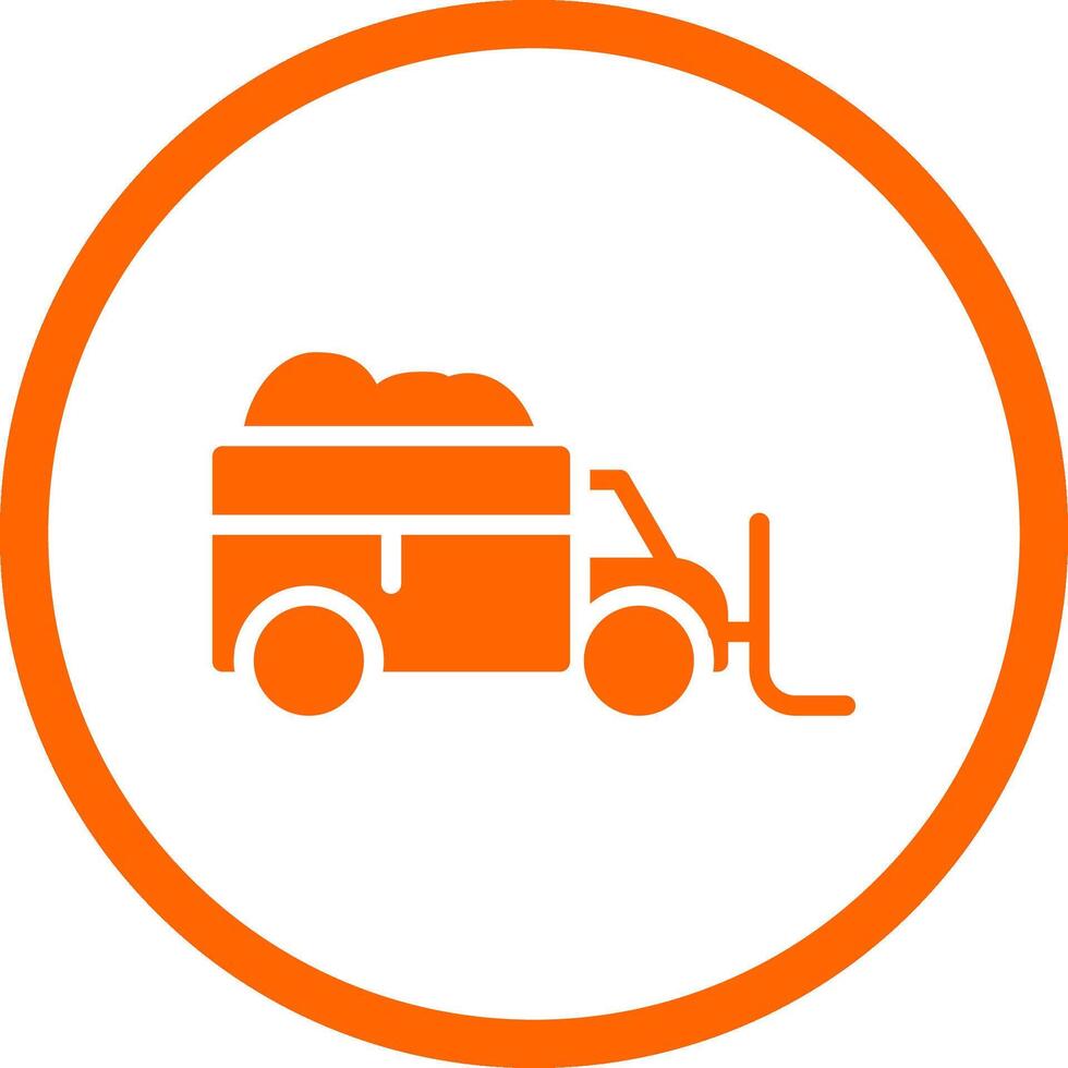 Snowplow Creative Icon Design vector