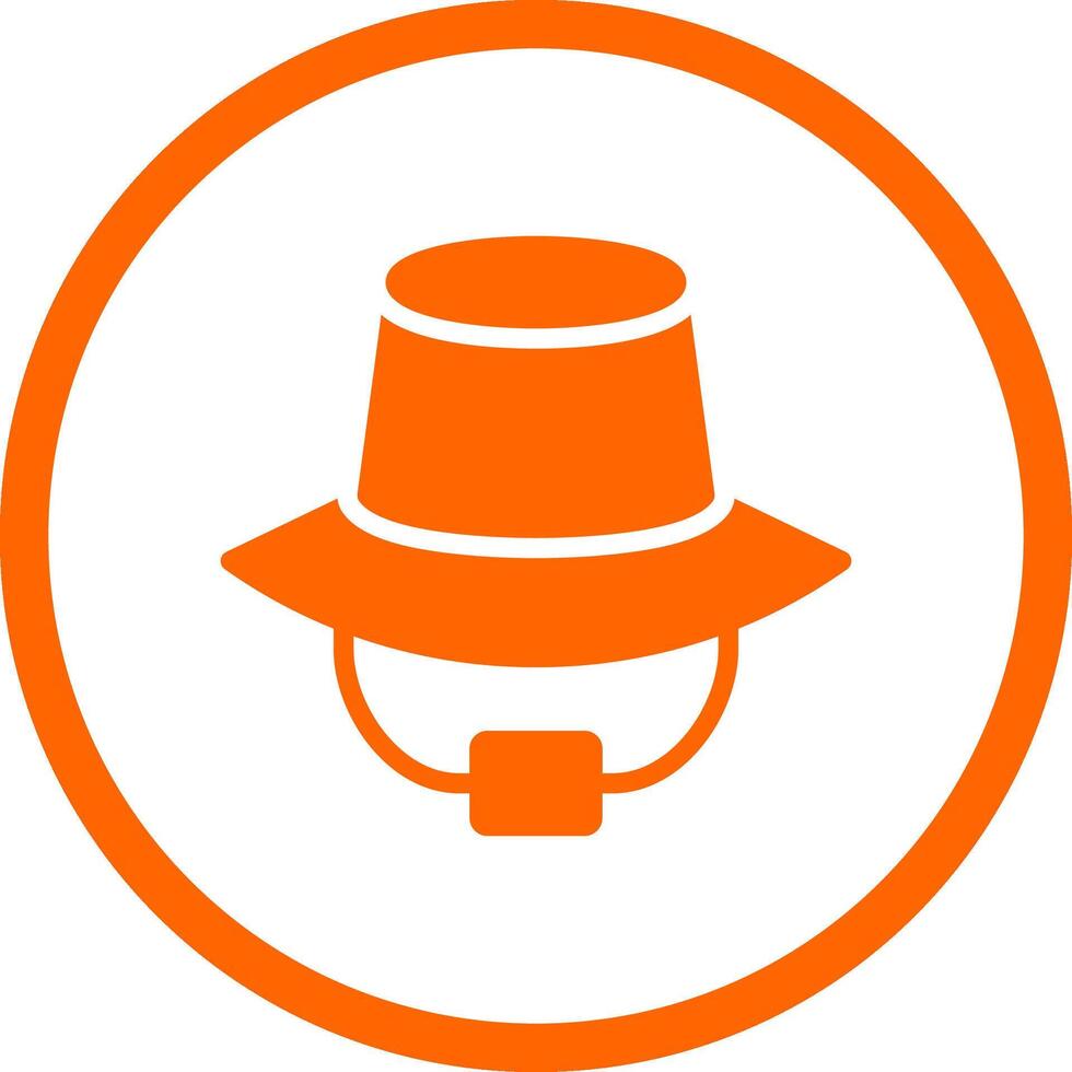 diseño de icono creativo de sombrero vector