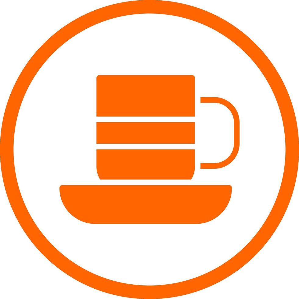 Tea Cup Creative Icon Design vector