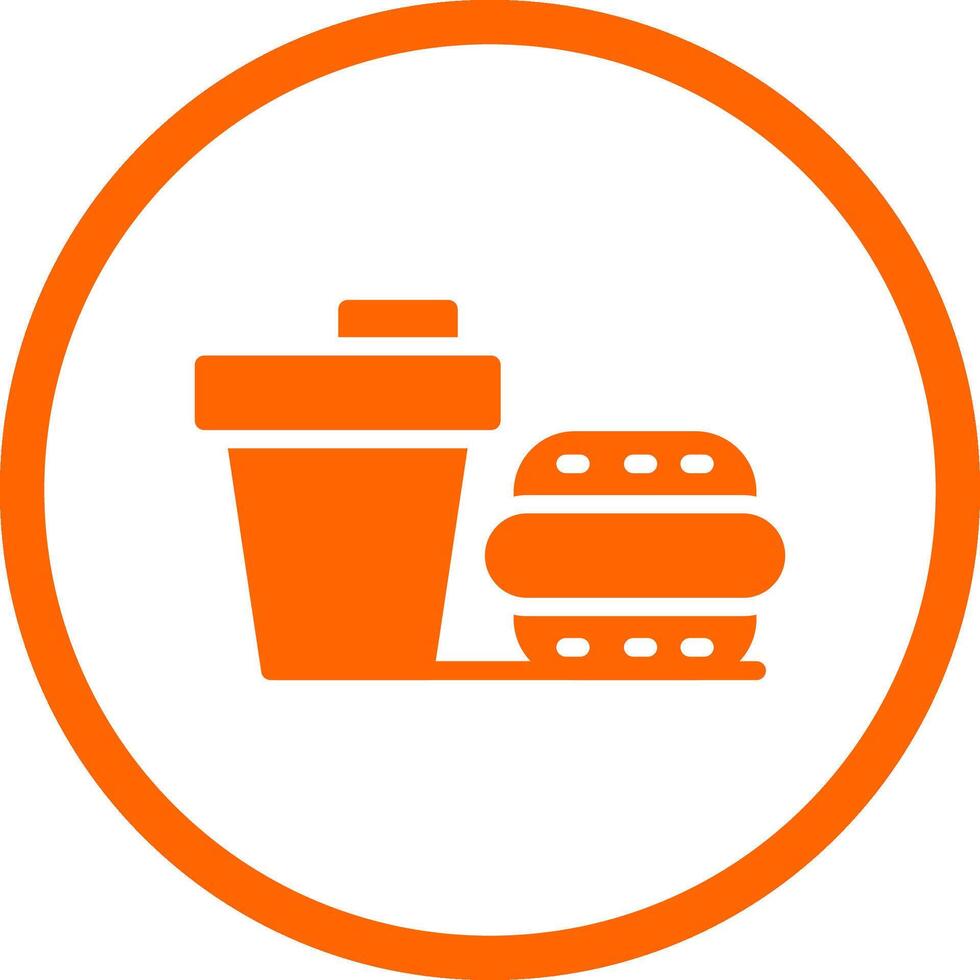 Take Away Creative Icon Design vector
