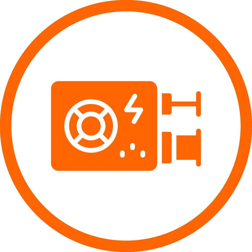 Power Supply Creative Icon Design vector