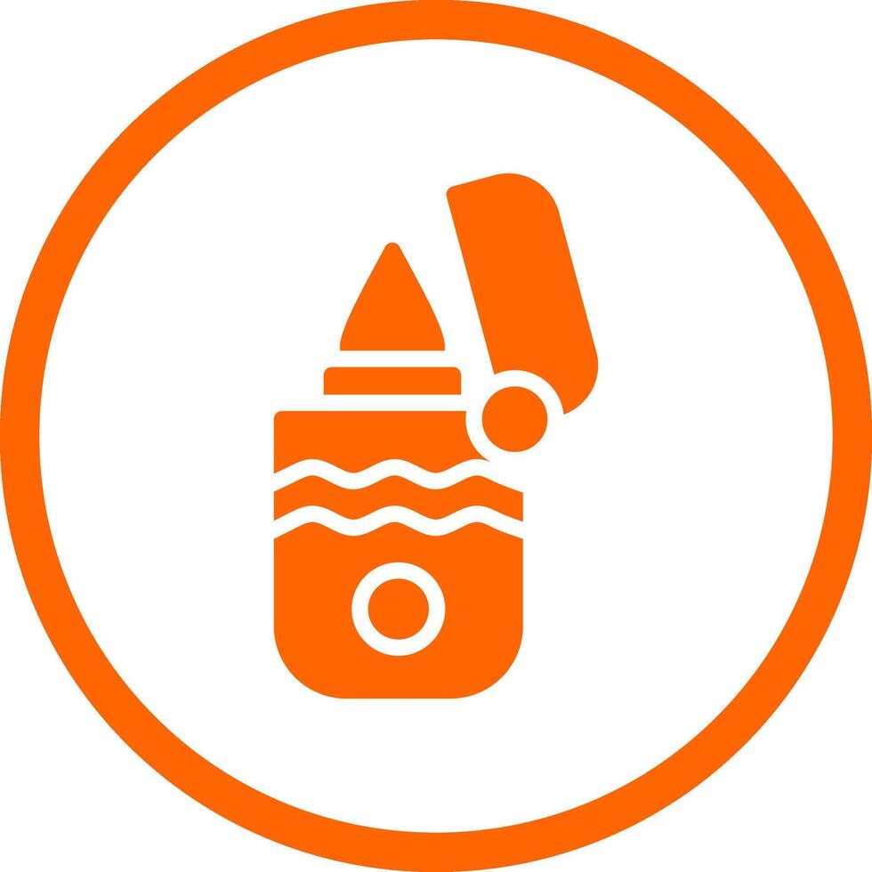 Lighter Creative Icon Design vector