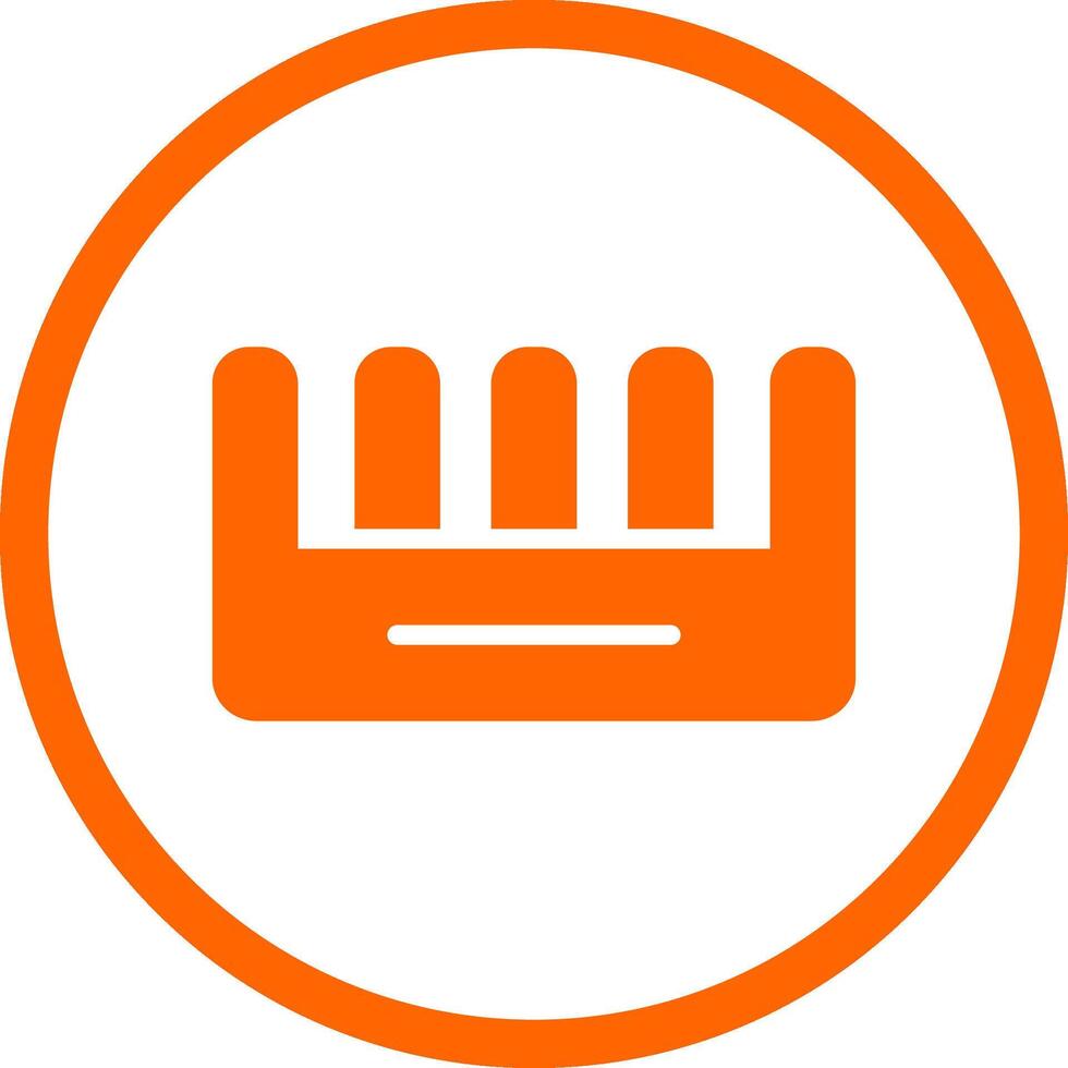 Comb Creative Icon Design vector