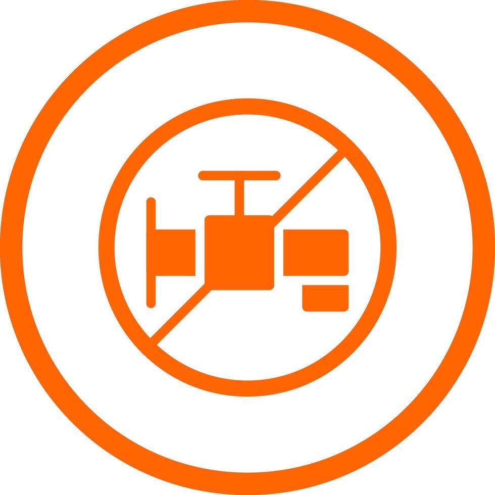 Dont Waste Water Creative Icon Design vector