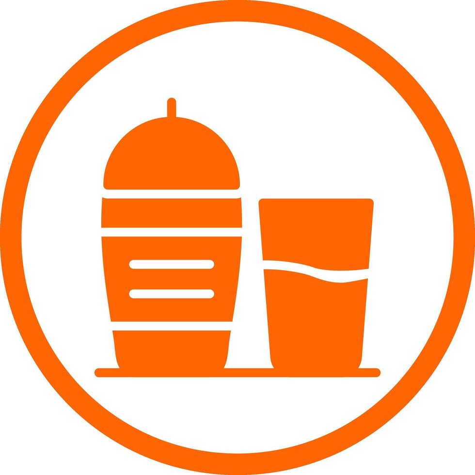Cocktail Shaker Creative Icon Design vector