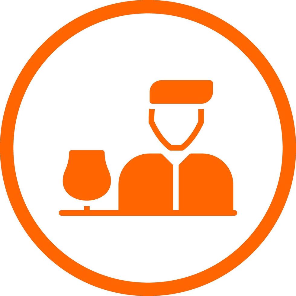 Bartender Creative Icon Design vector
