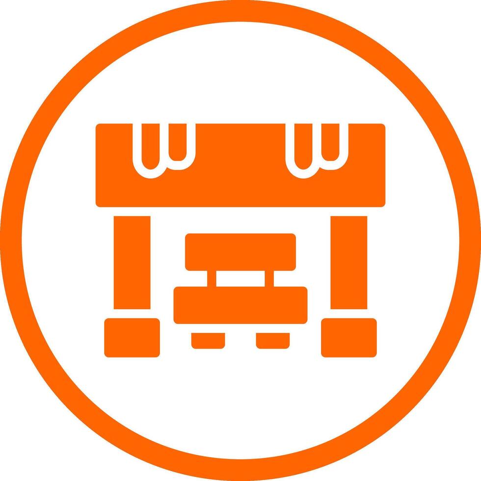 diseño de icono creativo de parada de autobús vector