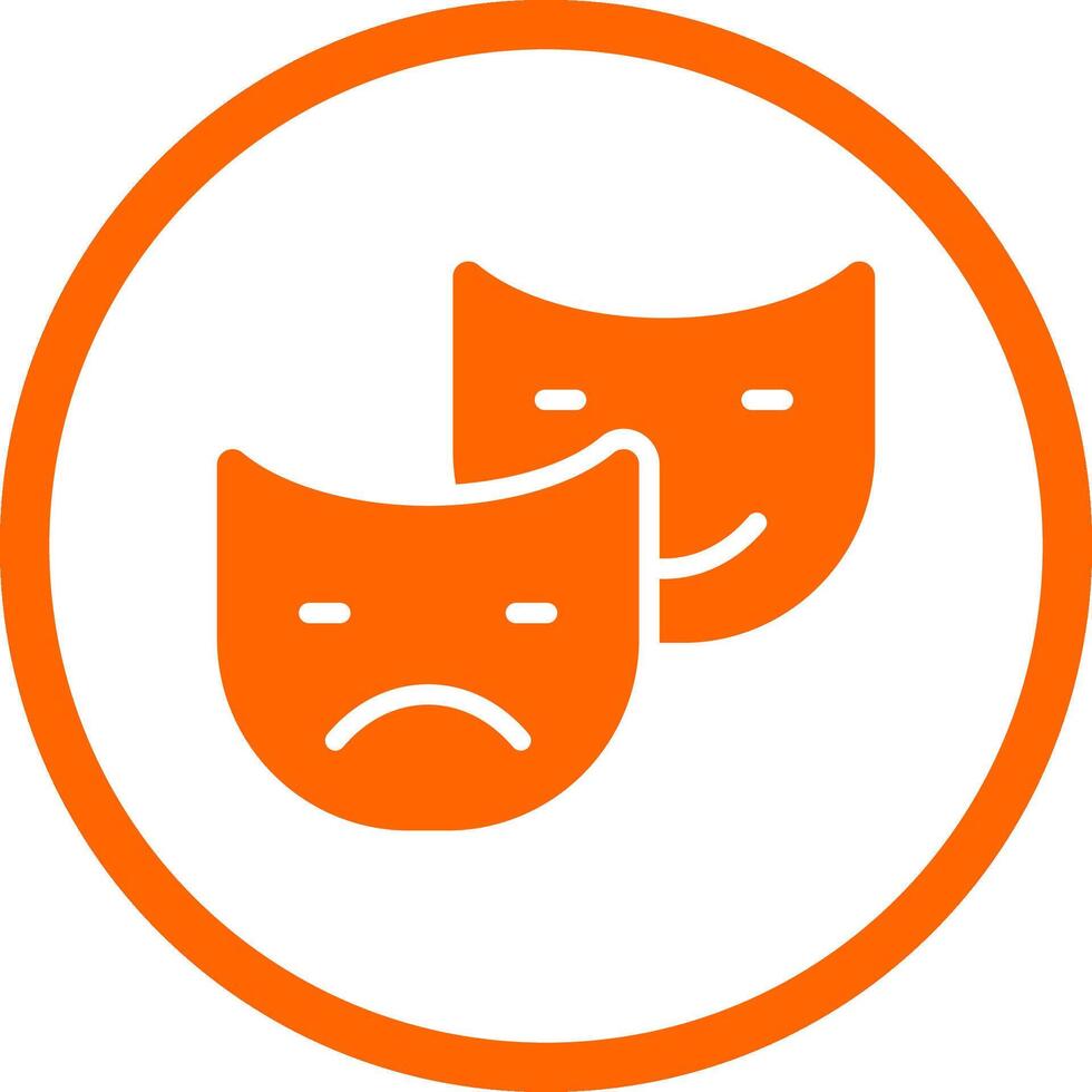 Comedy Creative Icon Design vector