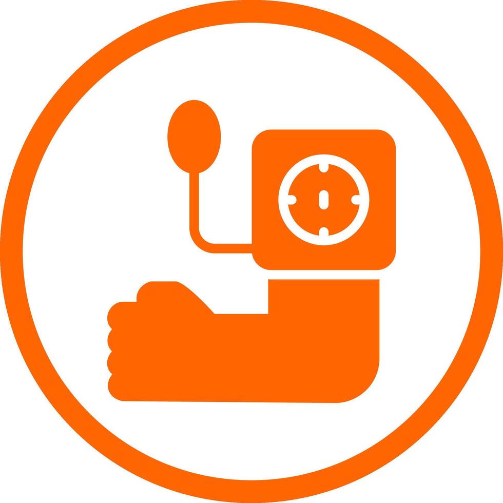 Blood Pressure Creative Icon Design vector