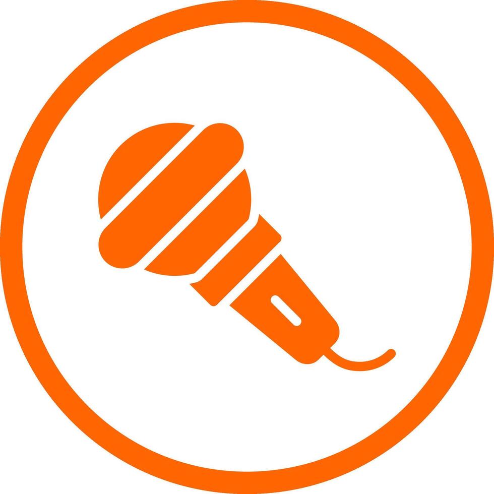 Microphone Creative Icon Design vector