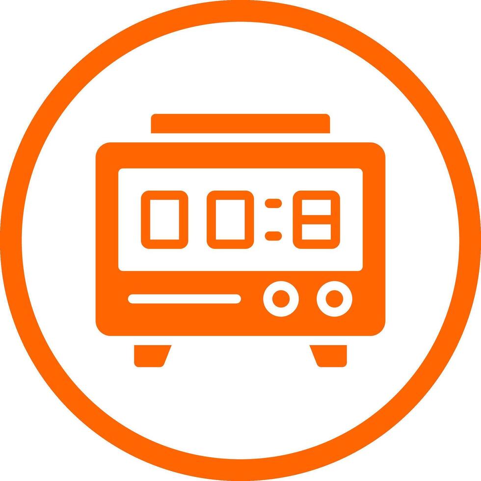 Digital Stopwatch Creative Icon Design vector