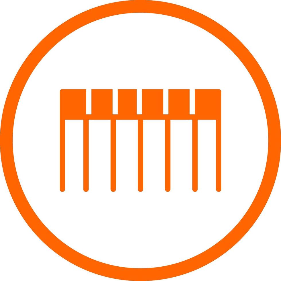Comb Creative Icon Design vector