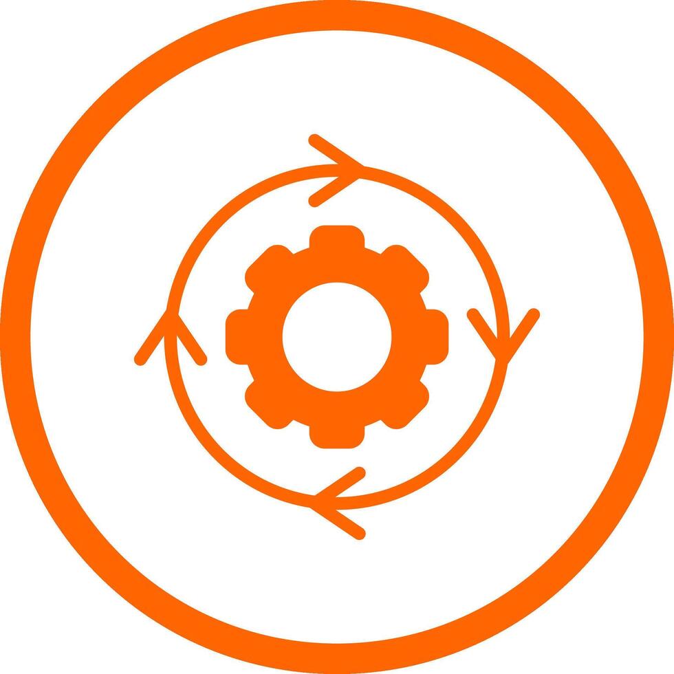 Cycle Diagram Creative Icon Design vector