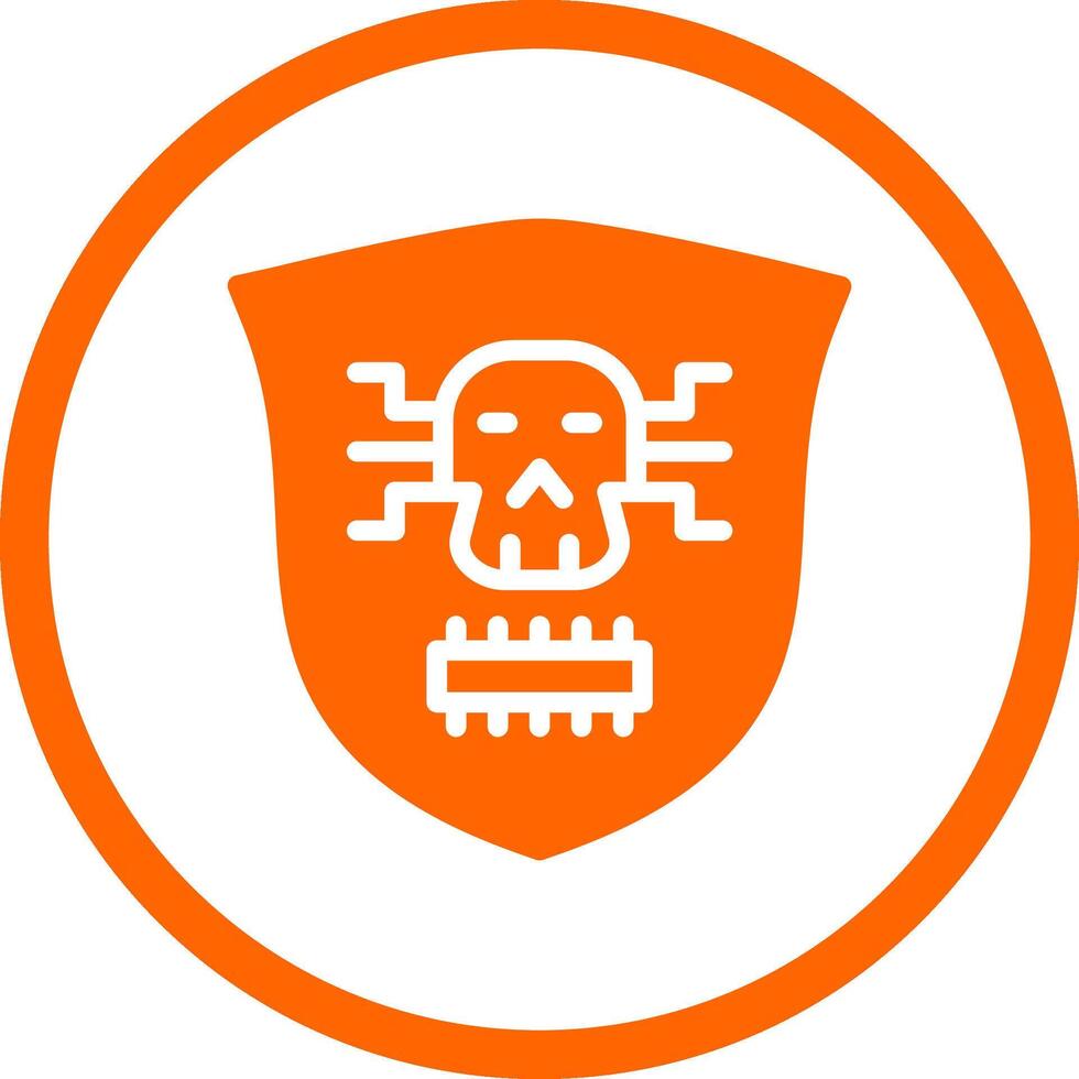 Malware Creative Icon Design vector