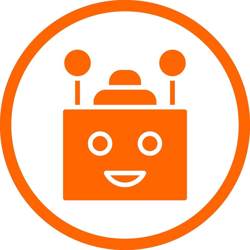 Chatbot Creative Icon Design vector