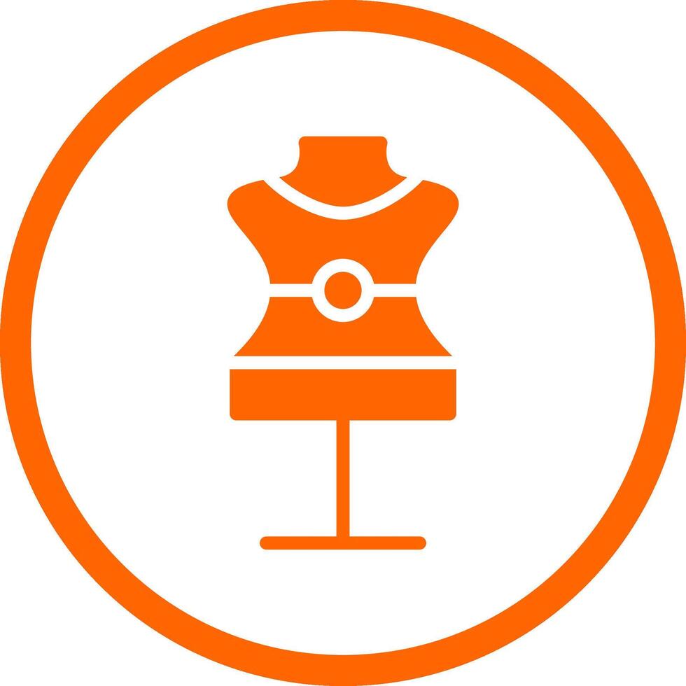 Mannequin Creative Icon Design vector