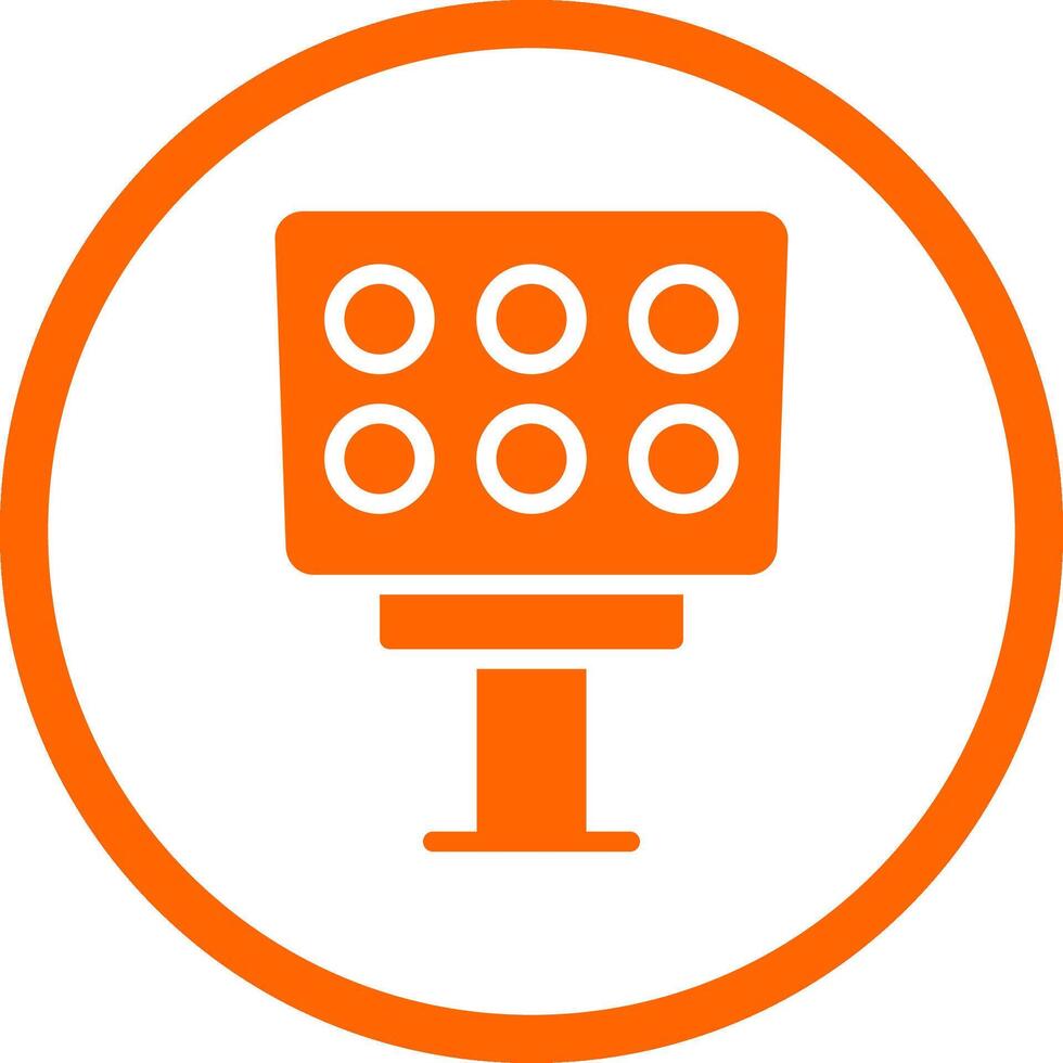 Light Creative Icon Design vector