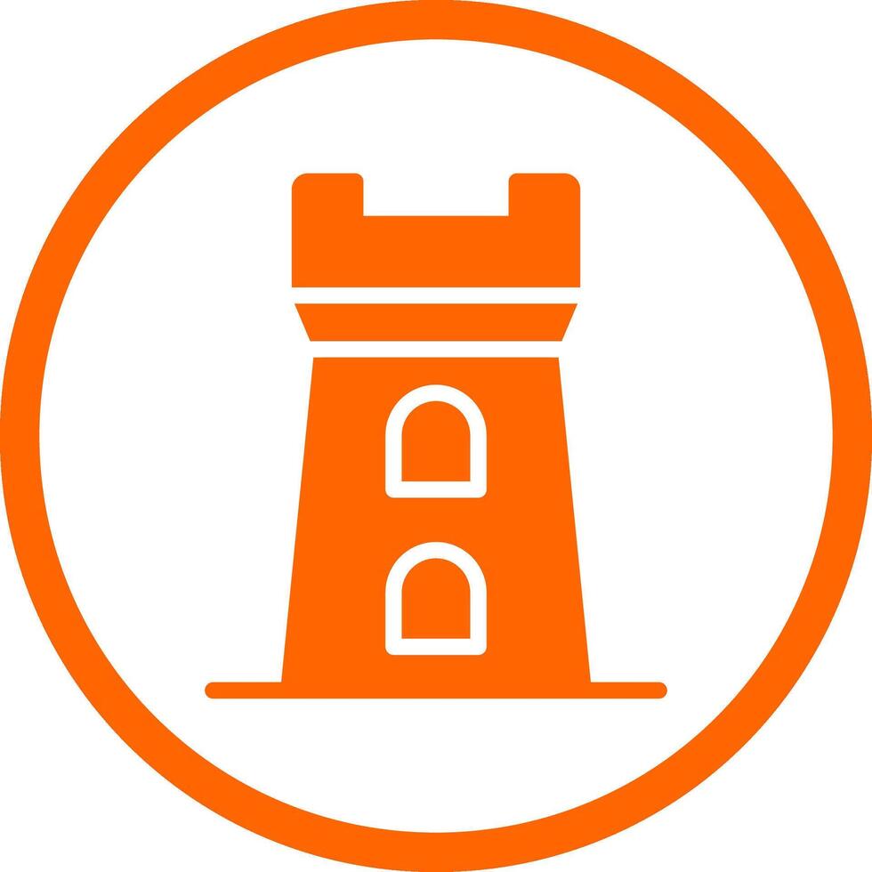 Tower Creative Icon Design vector