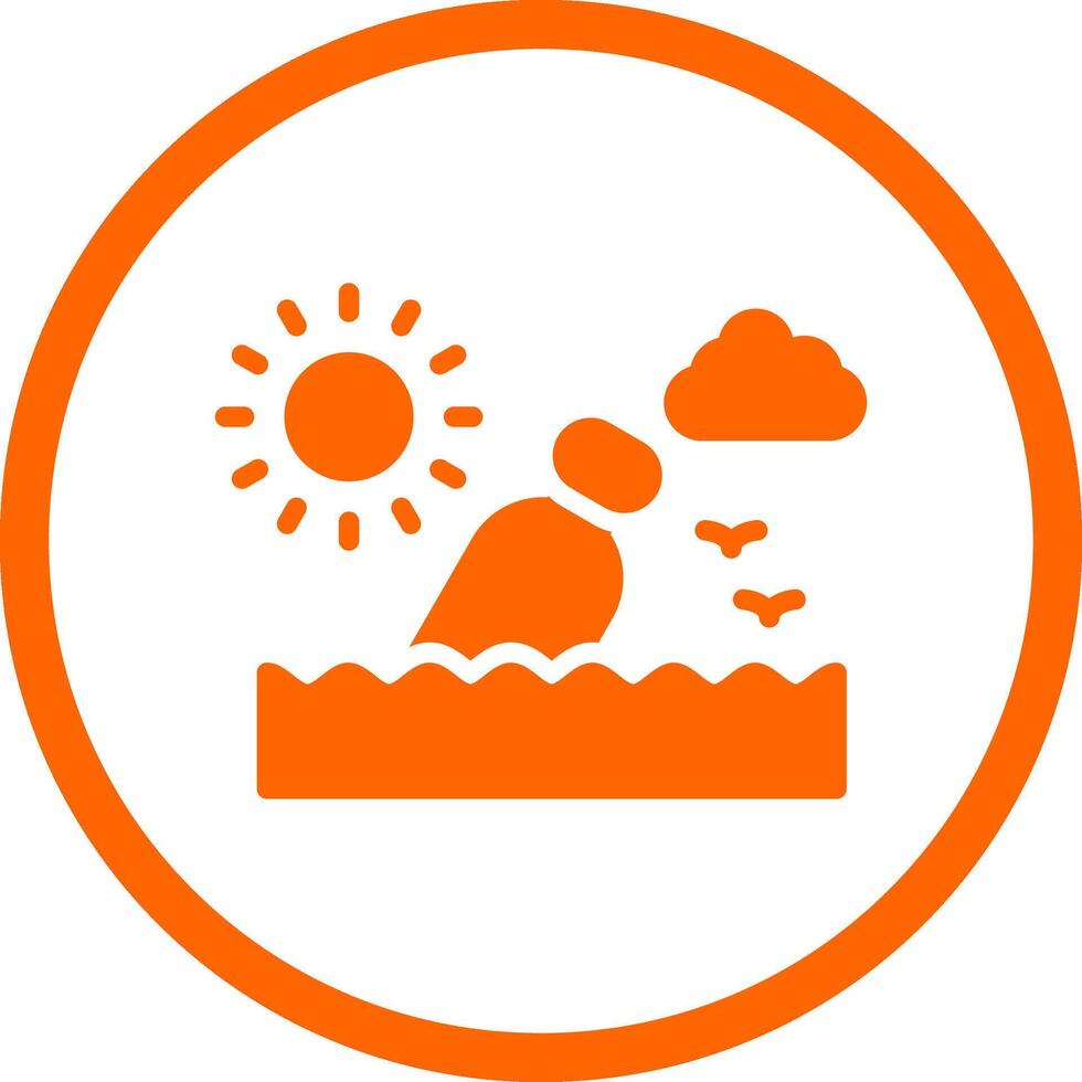 Message In A Bottle Creative Icon Design vector