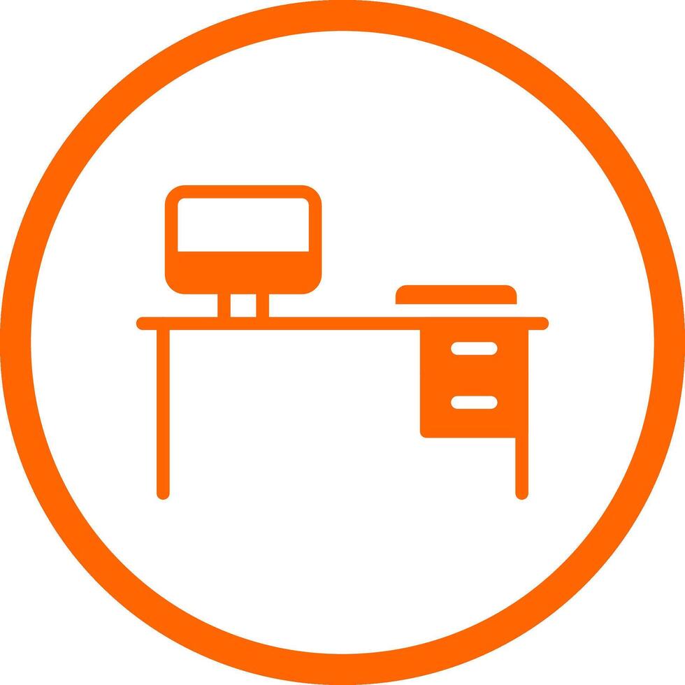 Desk Creative Icon Design vector