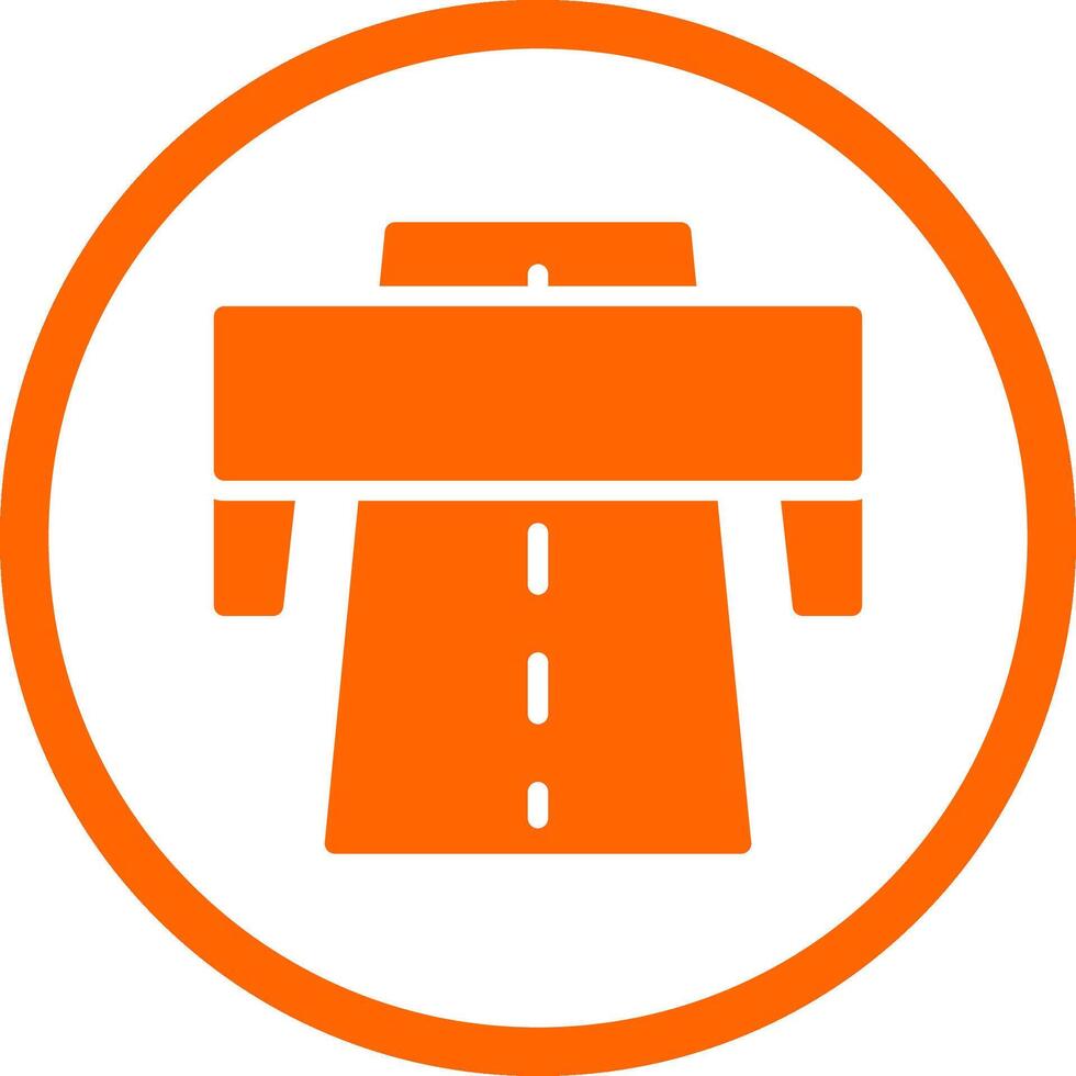 Motorway Creative Icon Design vector