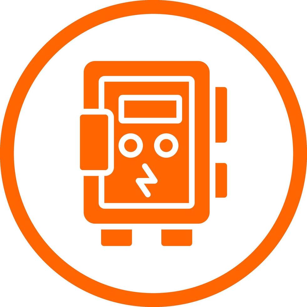 Fuse Box Creative Icon Design vector