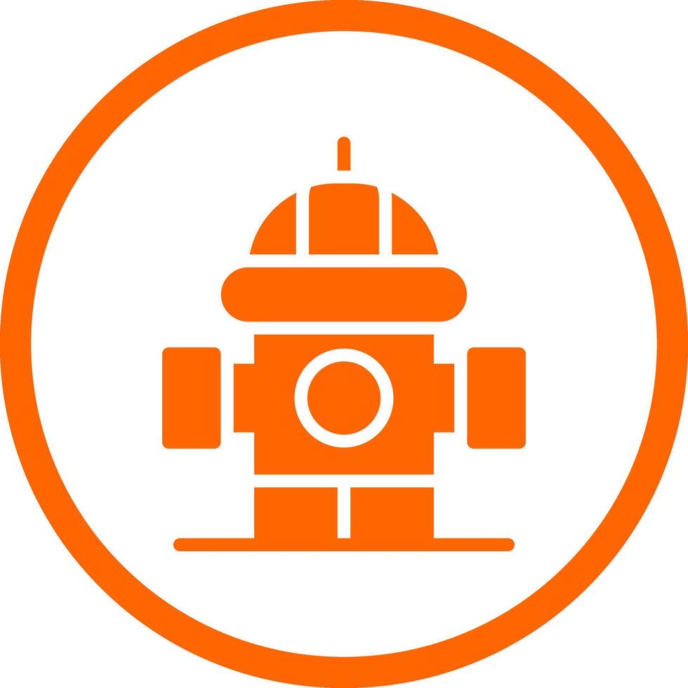 Fire Hydrant Creative Icon Design vector