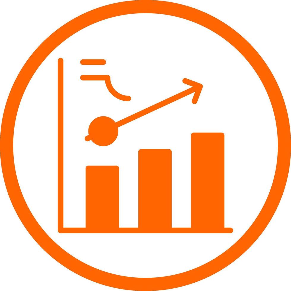 Clustered Bar Creative Icon Design vector