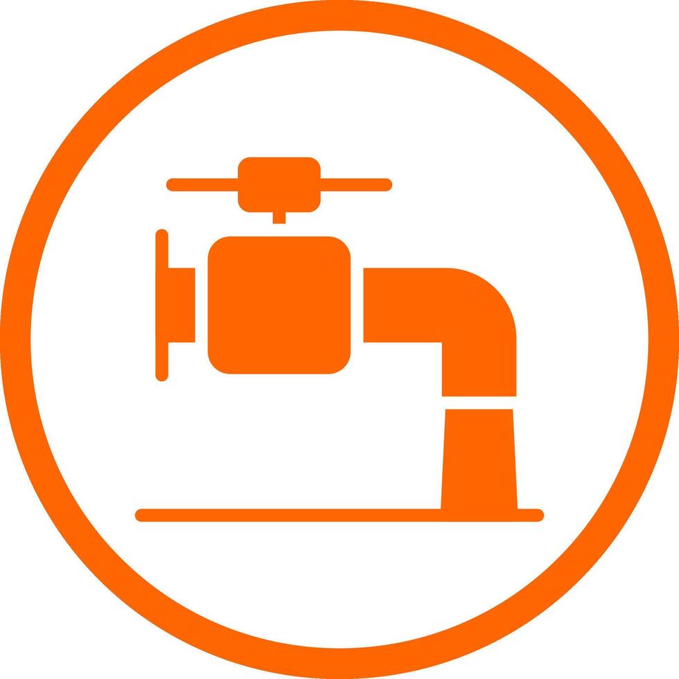 Faucet Creative Icon Design vector