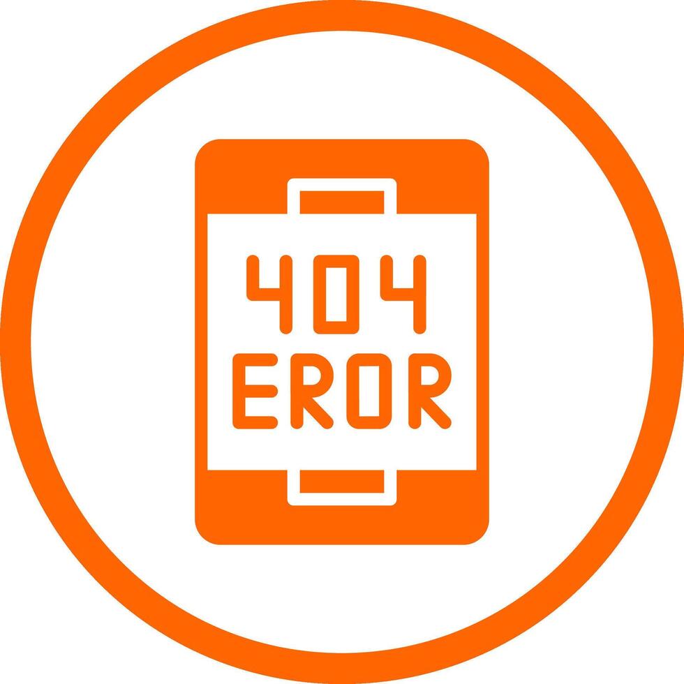 Error Creative Icon Design vector