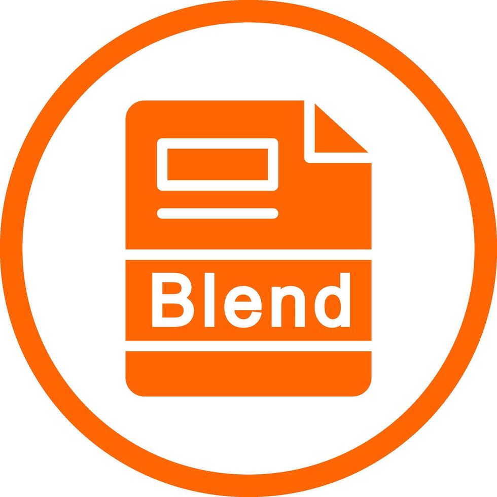 Blend Creative Icon Design vector