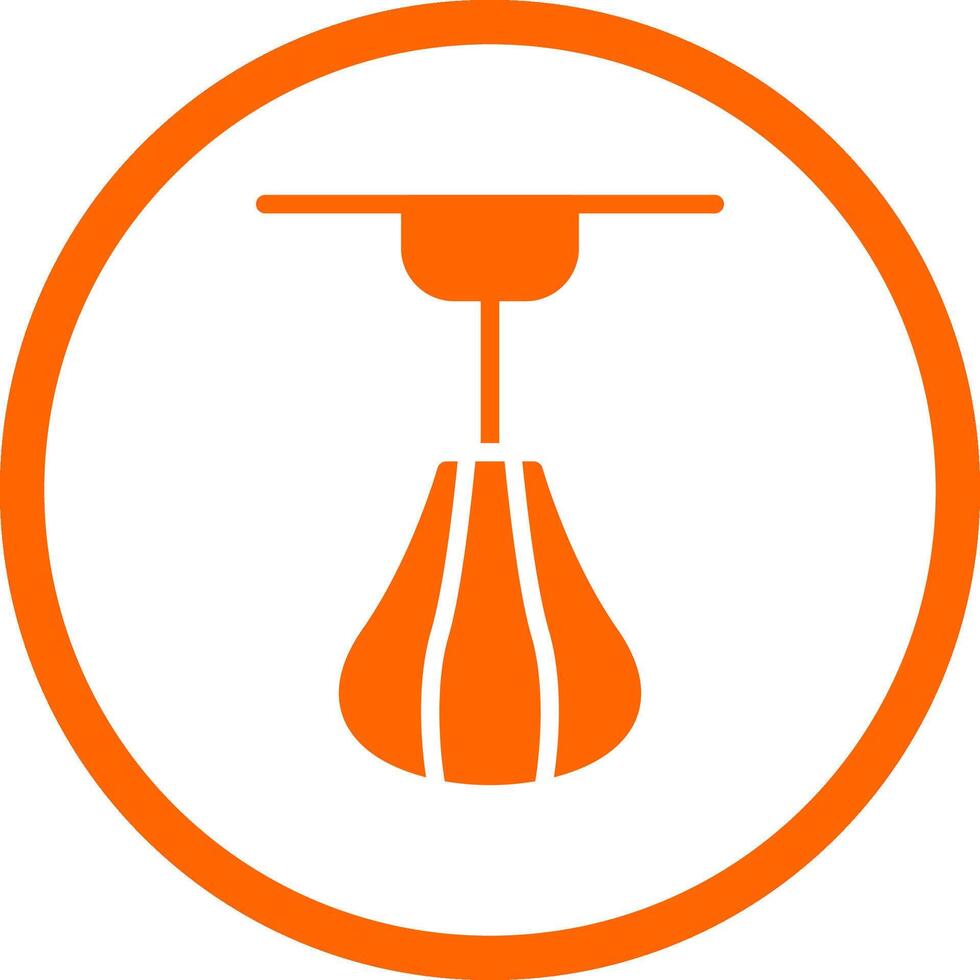 Punching Ball Creative Icon Design vector