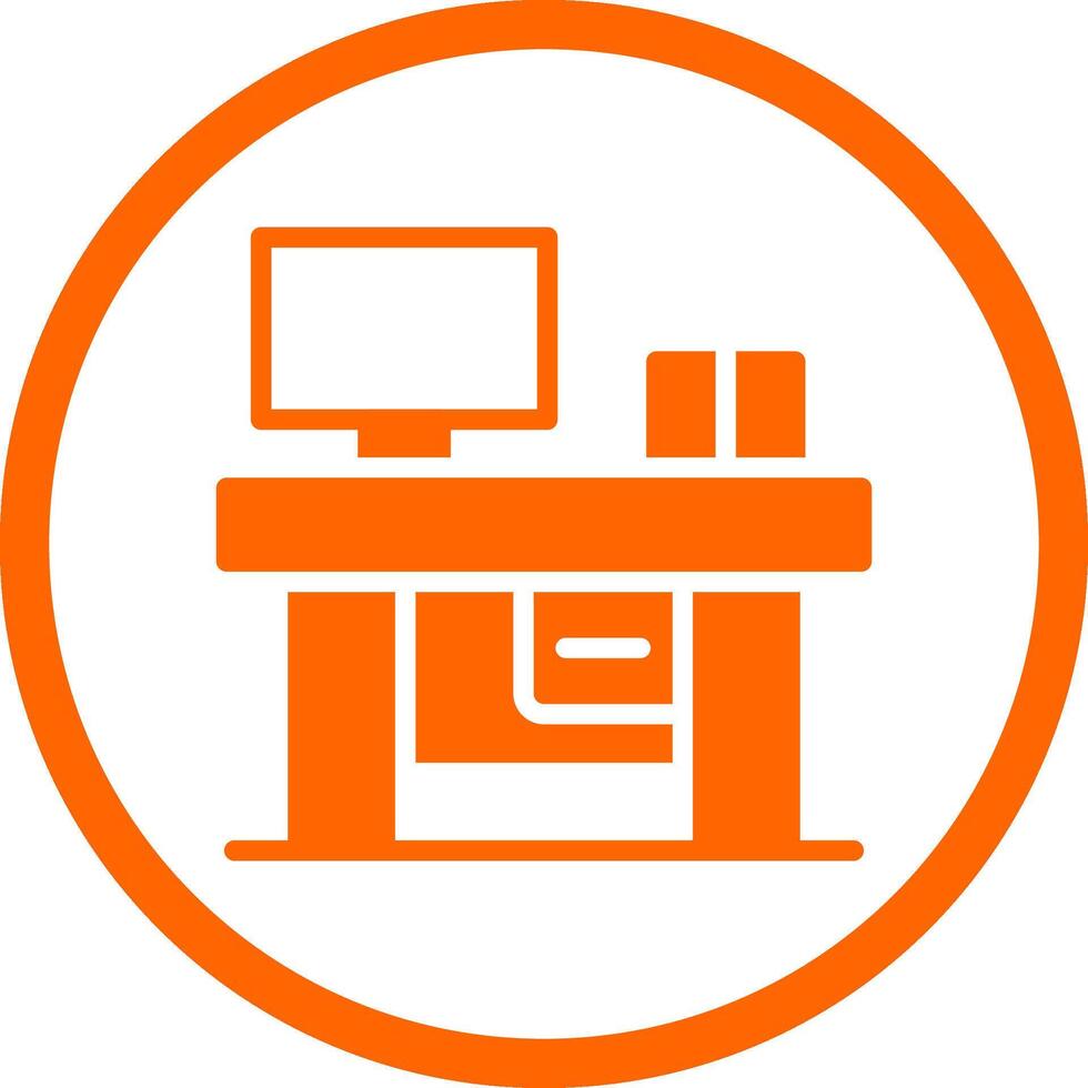 Desk Creative Icon Design vector