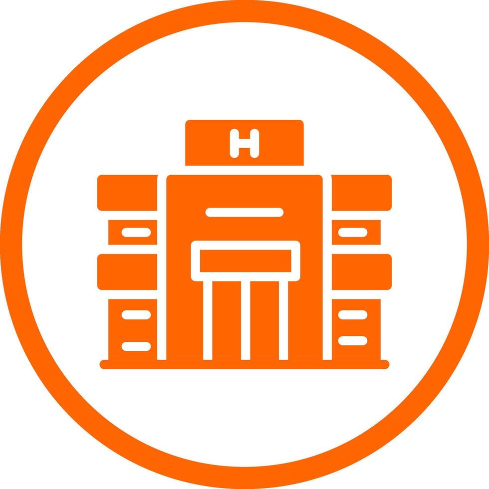 Hospital Creative Icon Design vector