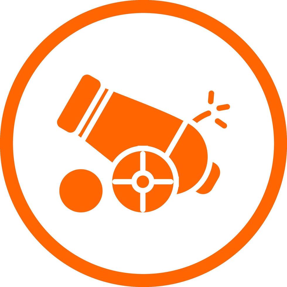 Cannon Creative Icon Design vector