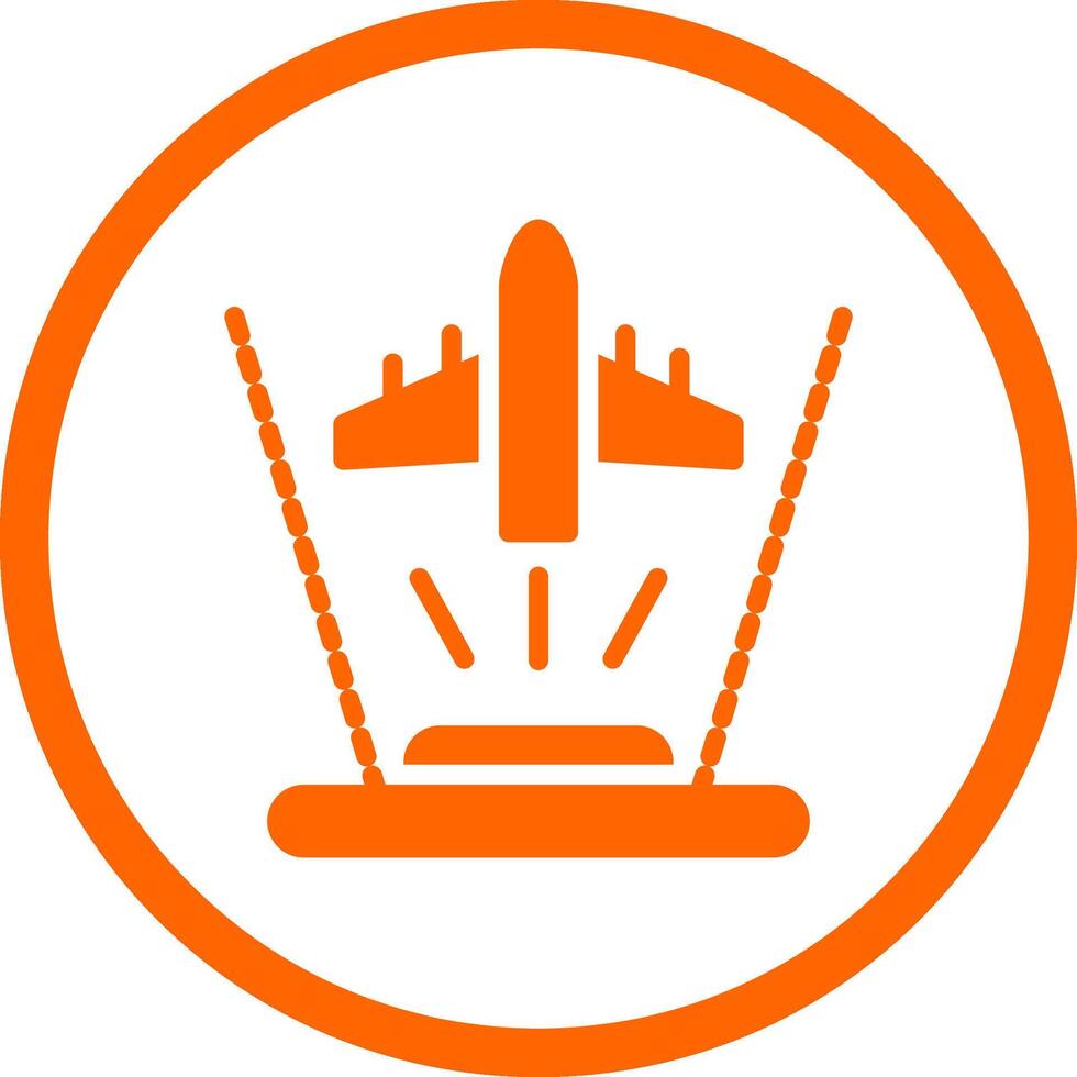 Ar Flight Training Creative Icon Design vector